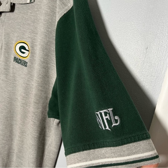 Y2K Green Bay Packers Vintage Polo Short Sleeve - Picture 4 of 6